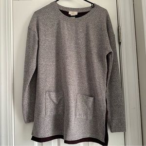 Ann Taylor Loft Long Sleeve Top purple S